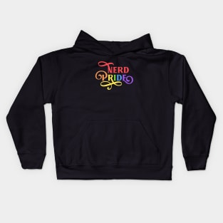 Rainbow Nerd Pride TRPG Tabletop RPG Gaming Addict Kids Hoodie